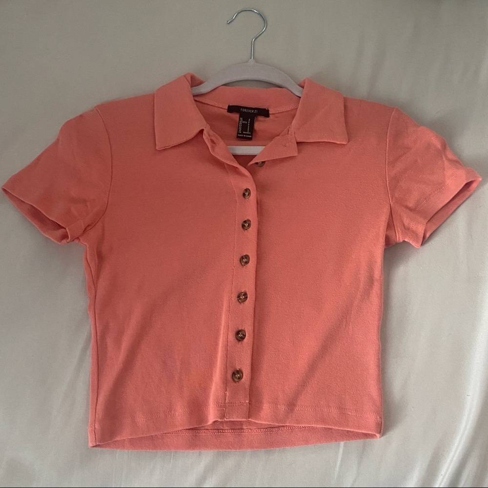 PINK COLLAR TOP 💗